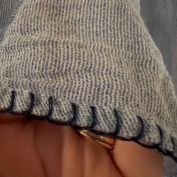 Lucky Brand Embroidered Pin-tuck Tank Top - Picture 7 of 9